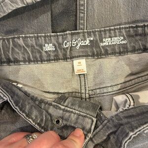 Cat & Jack boys size 10 slim jeans, gray wash